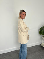 Oversized blazer/ Ecru