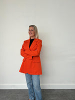 Oversized blazer/ Orange