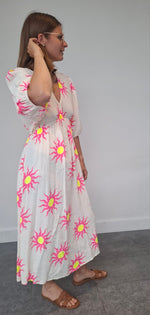 Maxi dress/Sunshine white