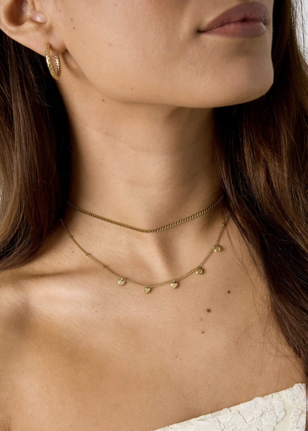 Soft statement necklace