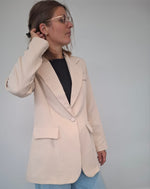 Oversized blazer/ Ecru