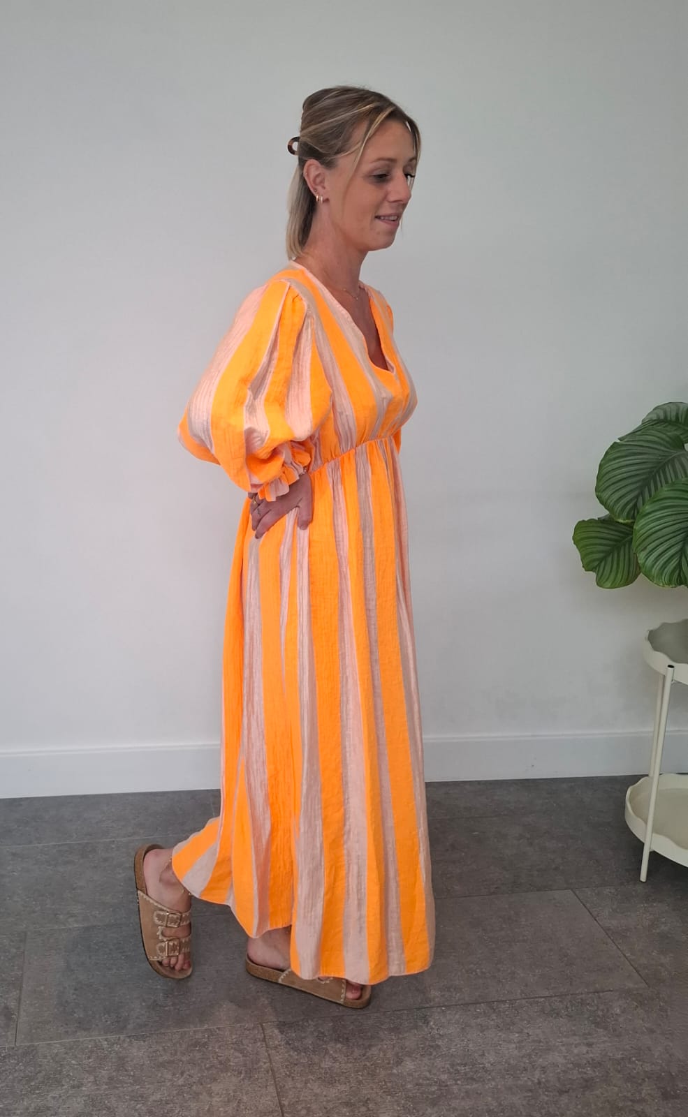 Maxi Dress/ Candy Stripe