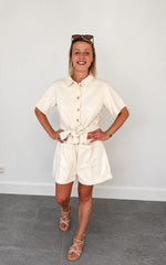 Playsuit/Ecru