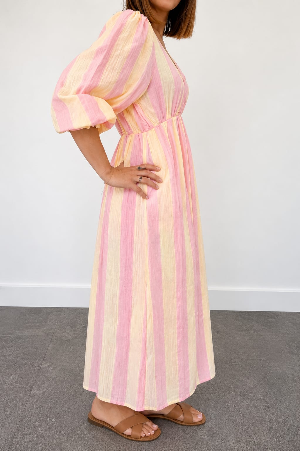 Maxi Dress/Candy stripe